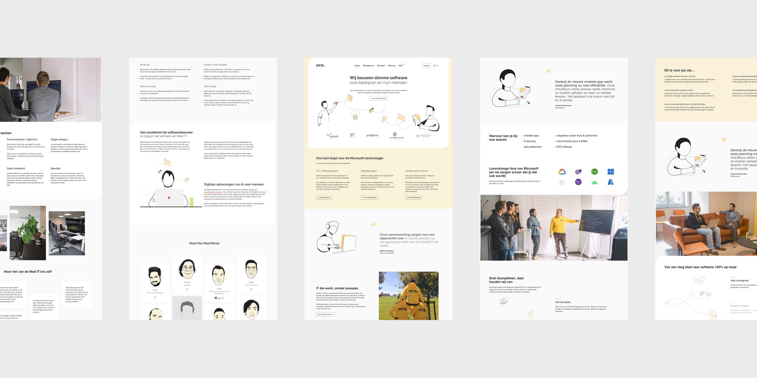 schermen webdesign madIT